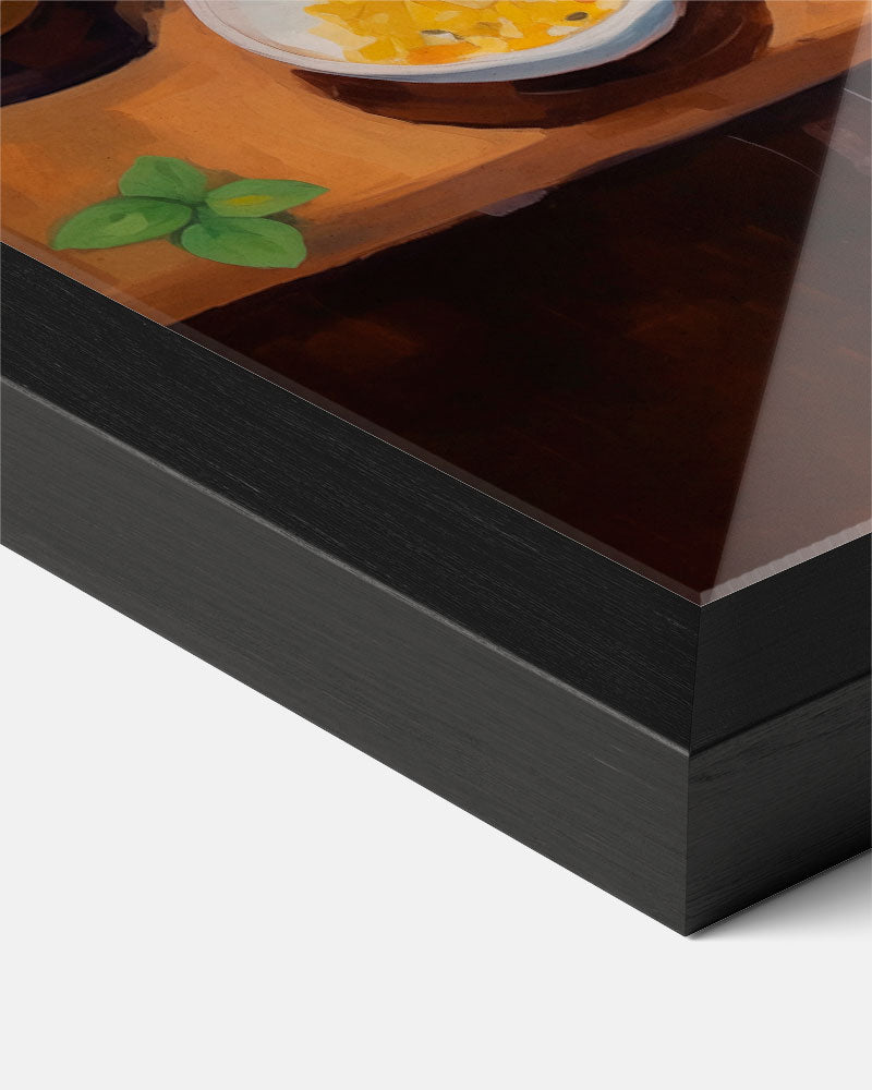 Mediterrane Vis op Tafelkunst Poster-WallArtistic