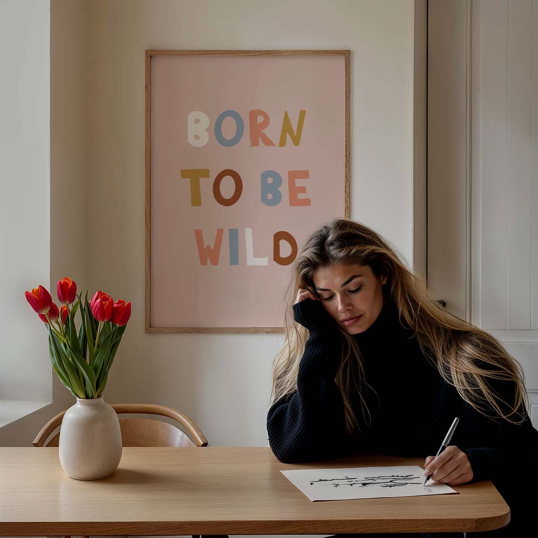 Born to Be Wild Poster-WallArtistic