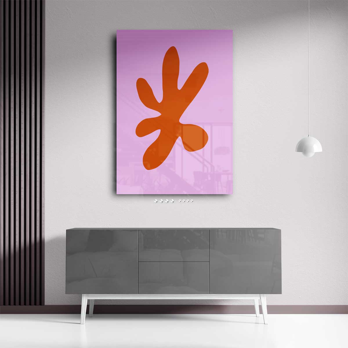 Zonnige Abstractie Kunstwerk-canvas-dibond-plexiglas-wanddecoratie-WallArtistic
