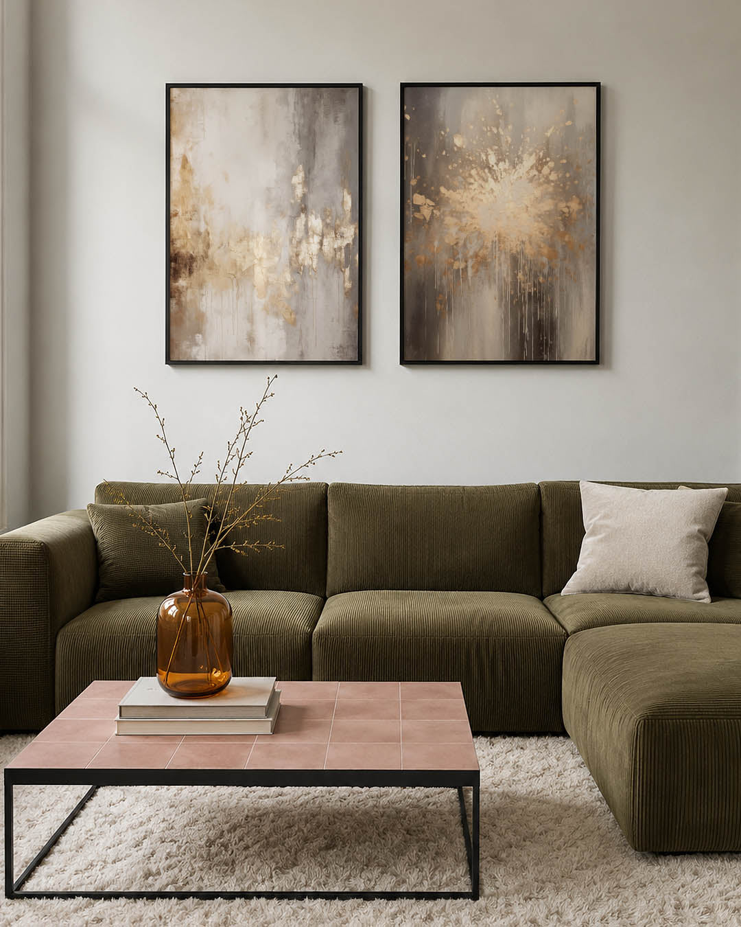 Gouden vervaging Posterset