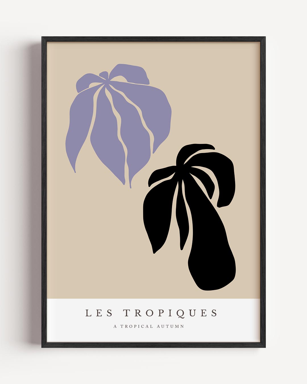 Tropische Herfstblaadjes Poster-WallArtistic