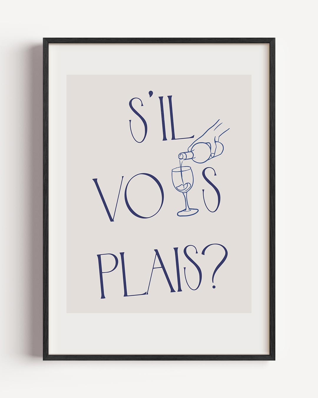 Stijlvolle Wijnposter-WallArtistic