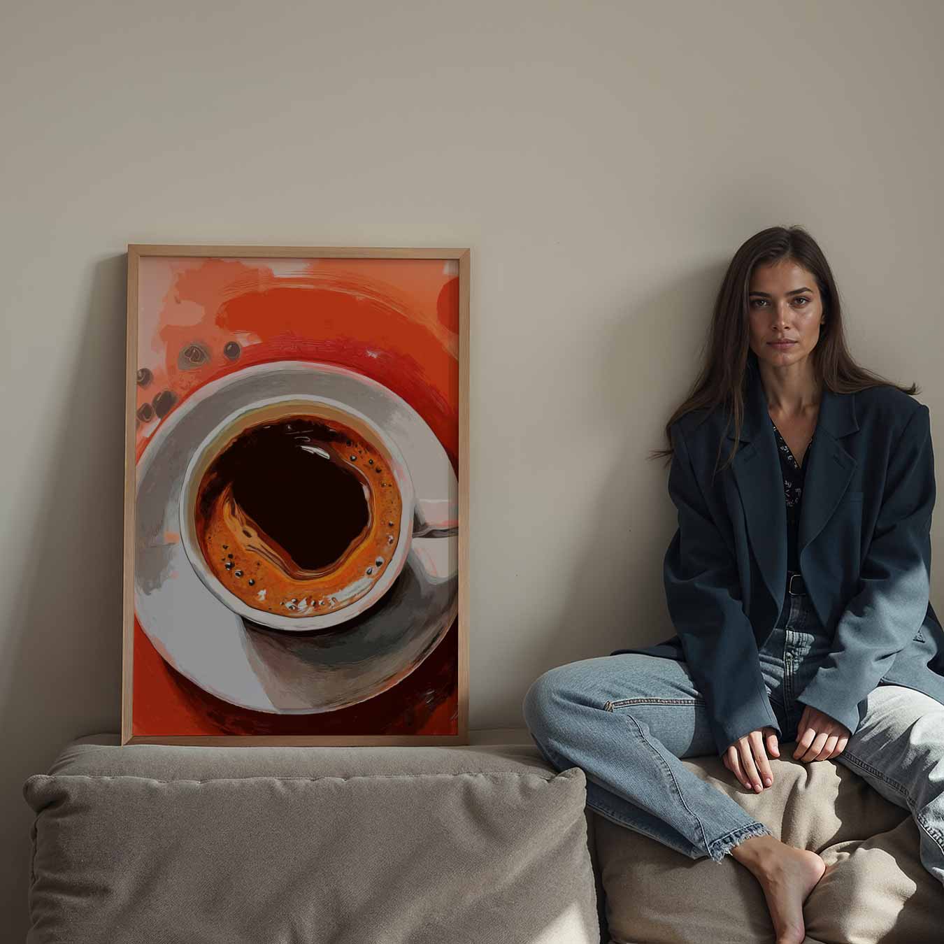 Espresso Bliss Art Poster-WallArtistic