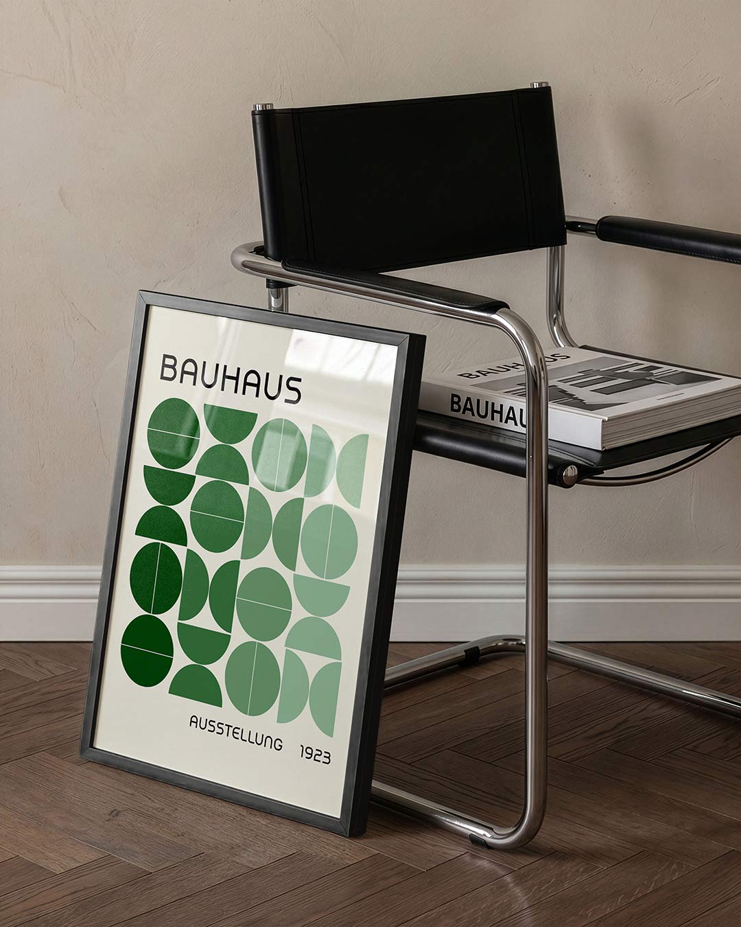 Geometrisch lijnenspel Poster