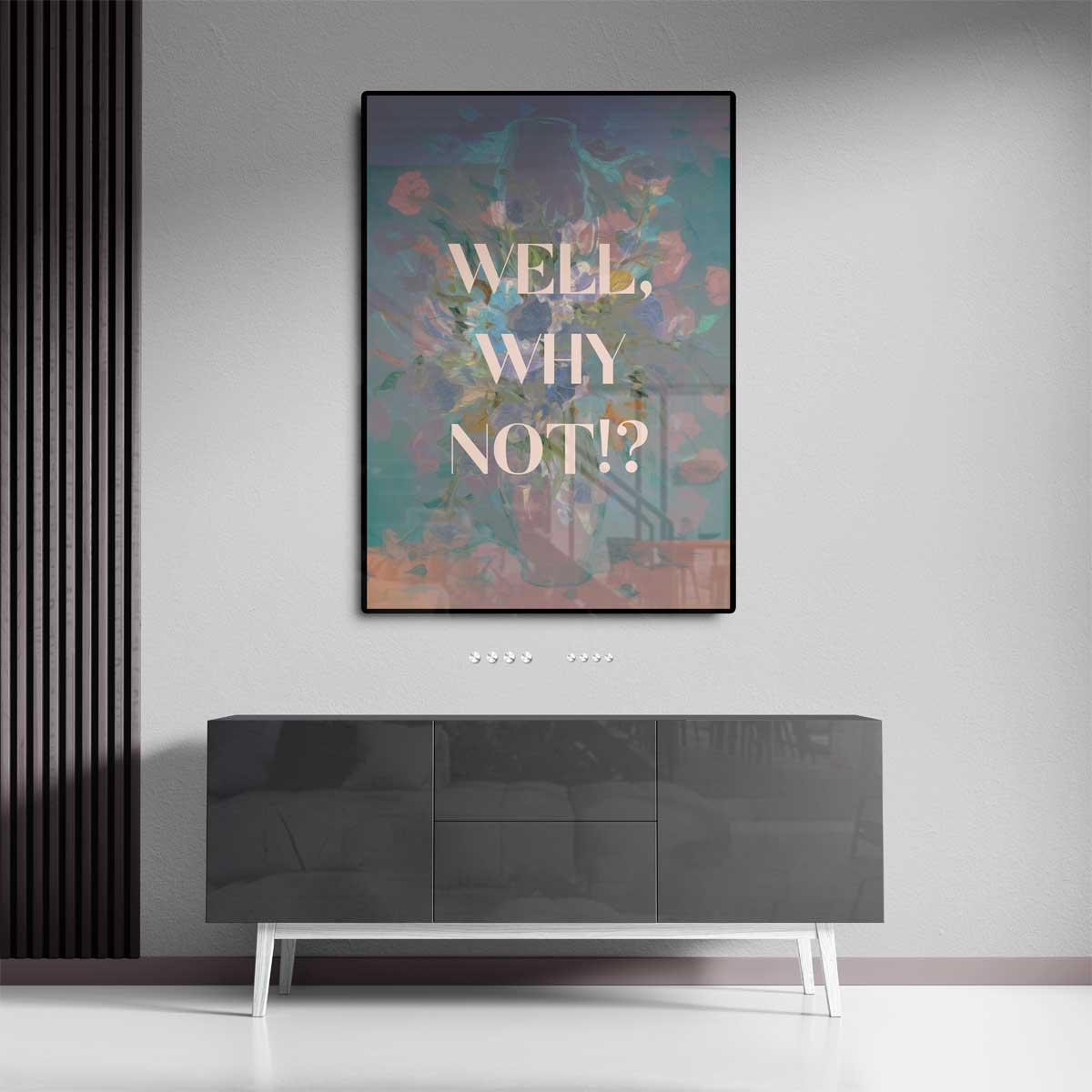 Kleurrijke Droom Bloemen Kunstwerk-canvas-dibond-plexiglas-wanddecoratie-WallArtistic