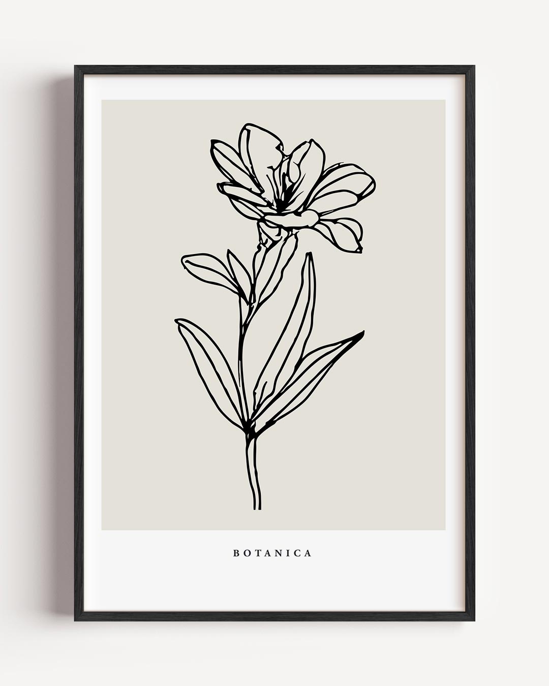 Stijlvolle Botanische Bloemenposter-WallArtistic