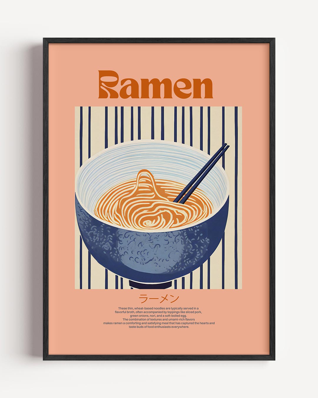 Retro Ramen Poster-WallArtistic