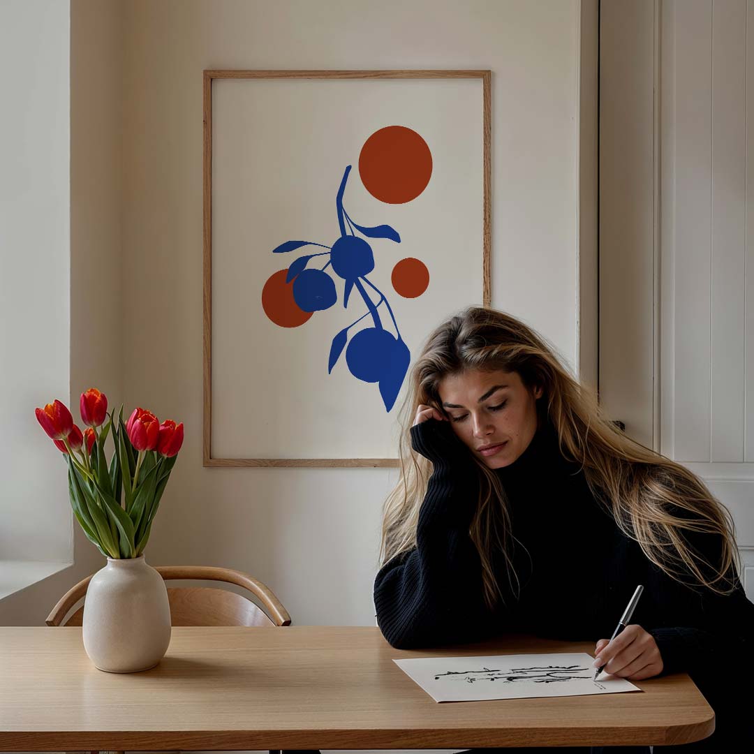 Modern Botanische Print Poster-WallArtistic