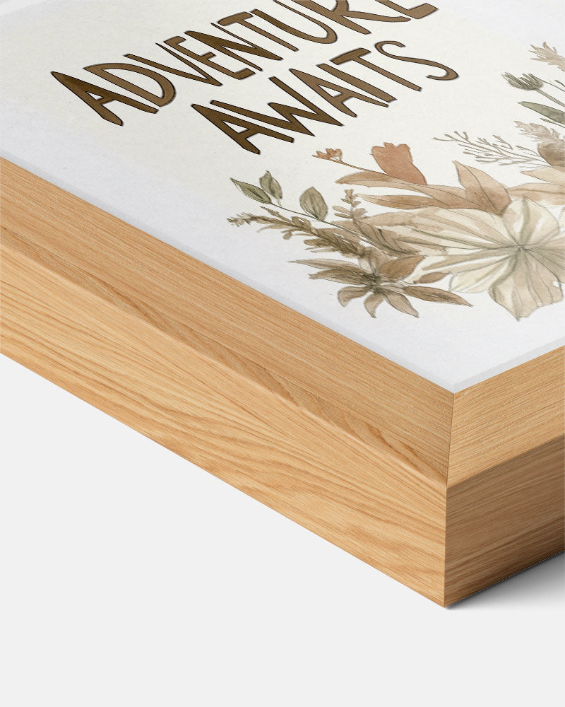 Inspirerende Avontuur Bloemenposter