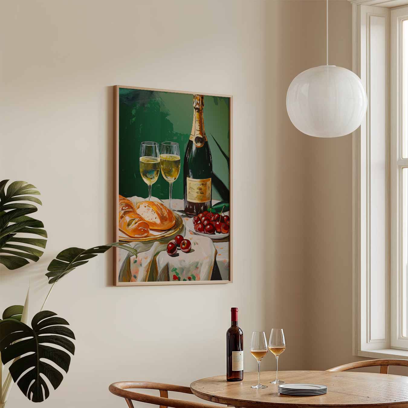 Feestelijke Tafelsfeer Poster-WallArtistic