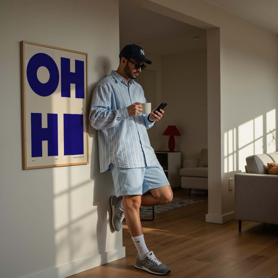 Welkomstgroet Poster-WallArtistic