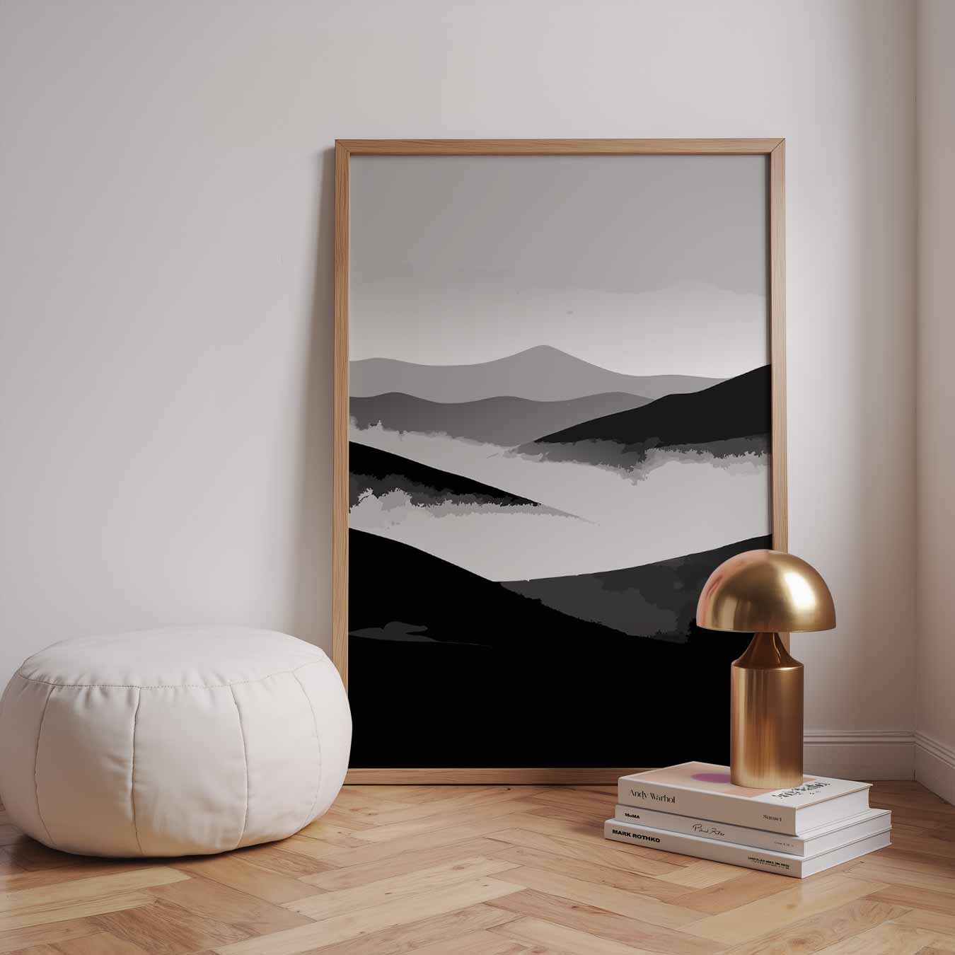 Mystieke Berglandschap Poster