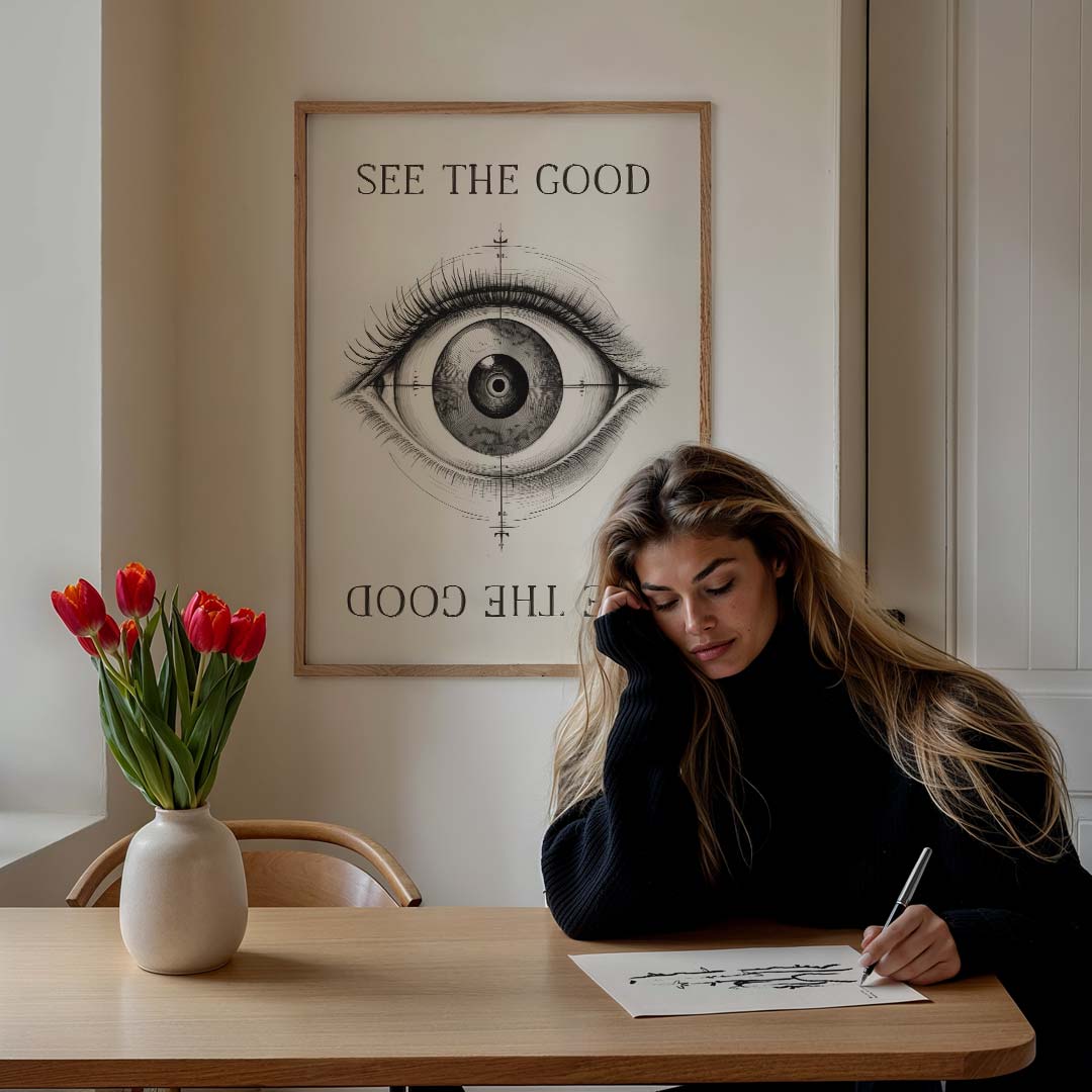 Inspirerende Oogposter-WallArtistic