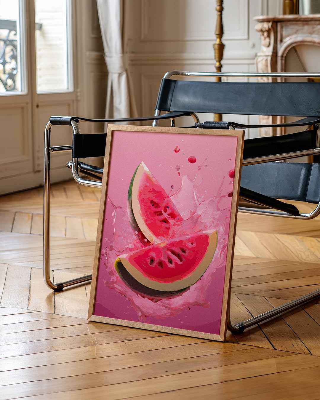 Spetterende Watermeloen Kunstposter