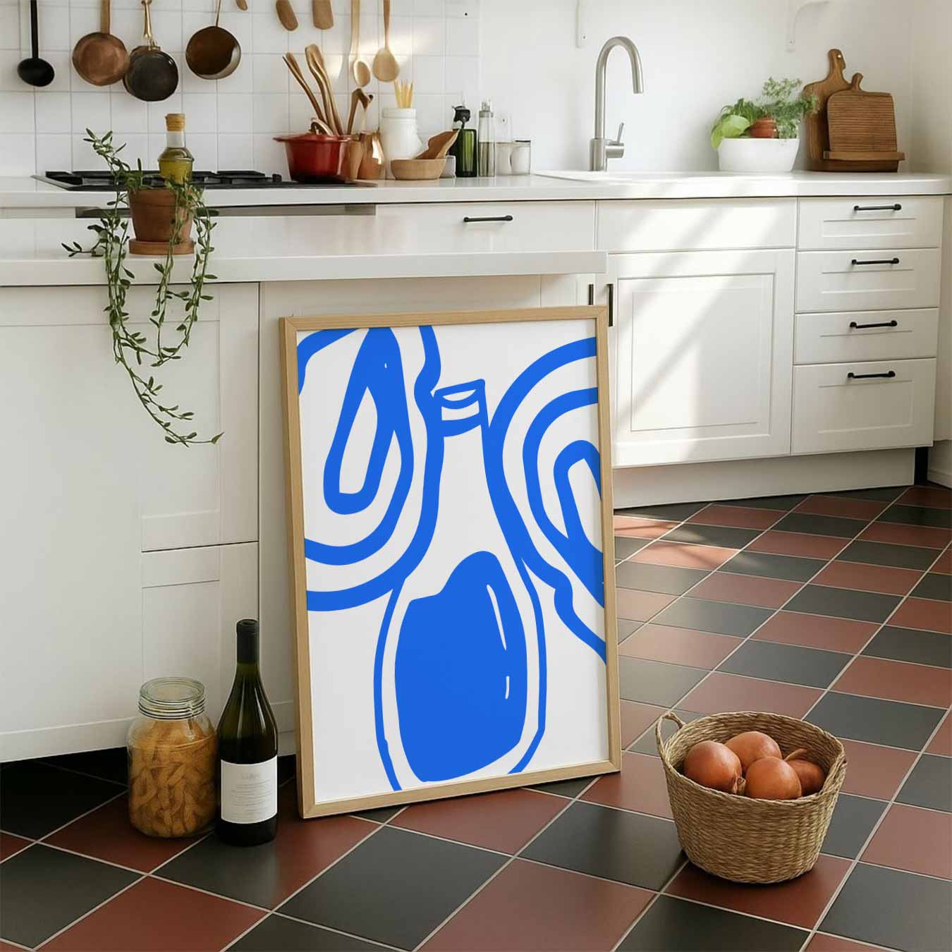 Abstracte Vormen Poster-WallArtistic