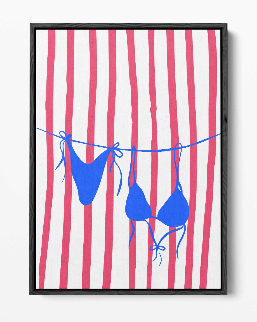 Speelse Zomerse Stranddag Kunstwerk-canvas-dibond-plexiglas-wanddecoratie-WallArtistic