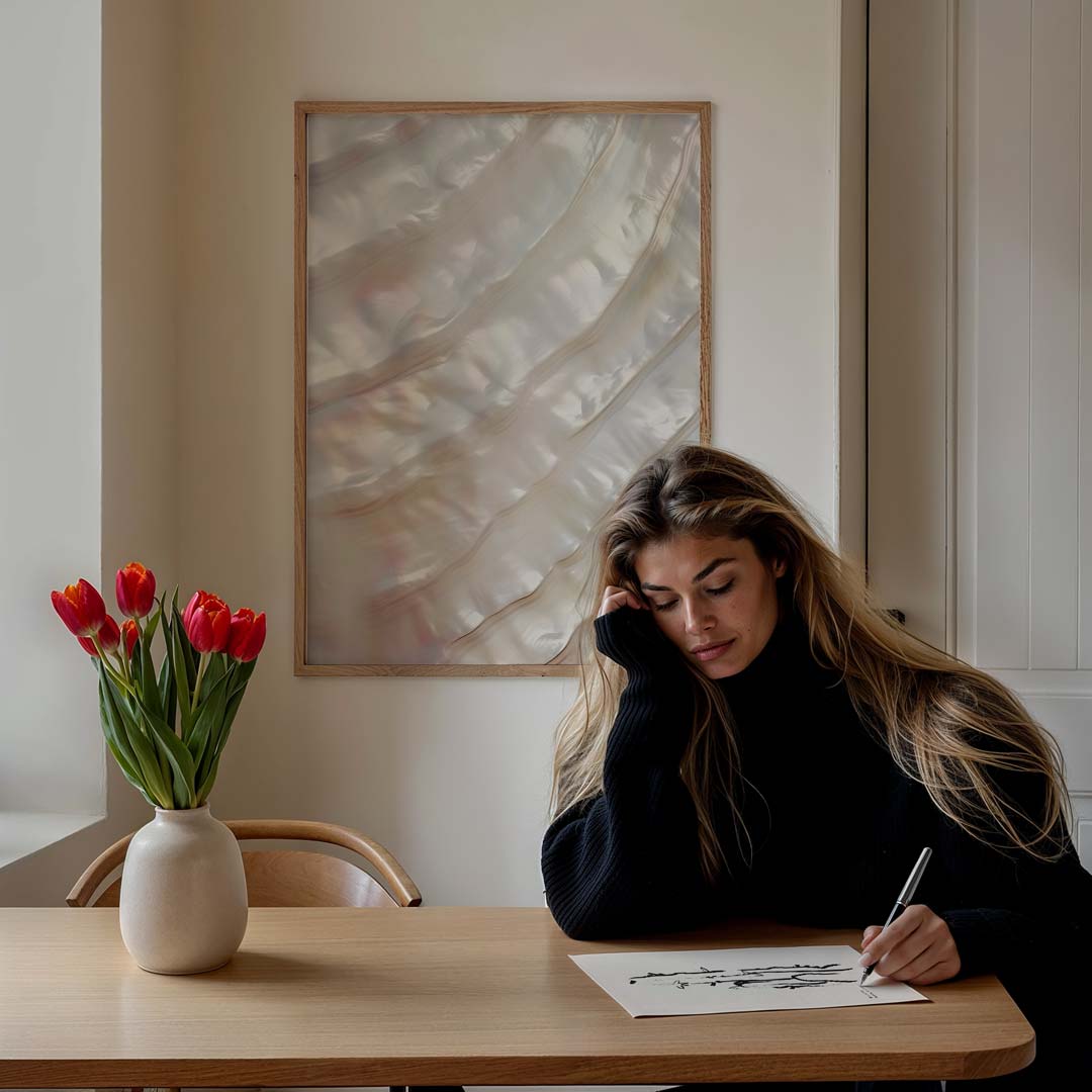 Zeepbelglans Wanddecoratie Poster-WallArtistic