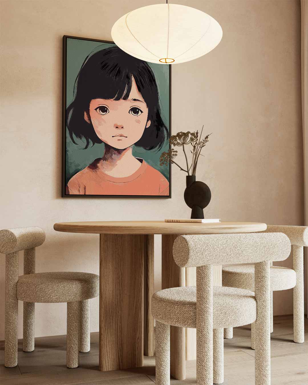 Dromerige Blik Kunstwerk-canvas-dibond-plexiglas-wanddecoratie-WallArtistic