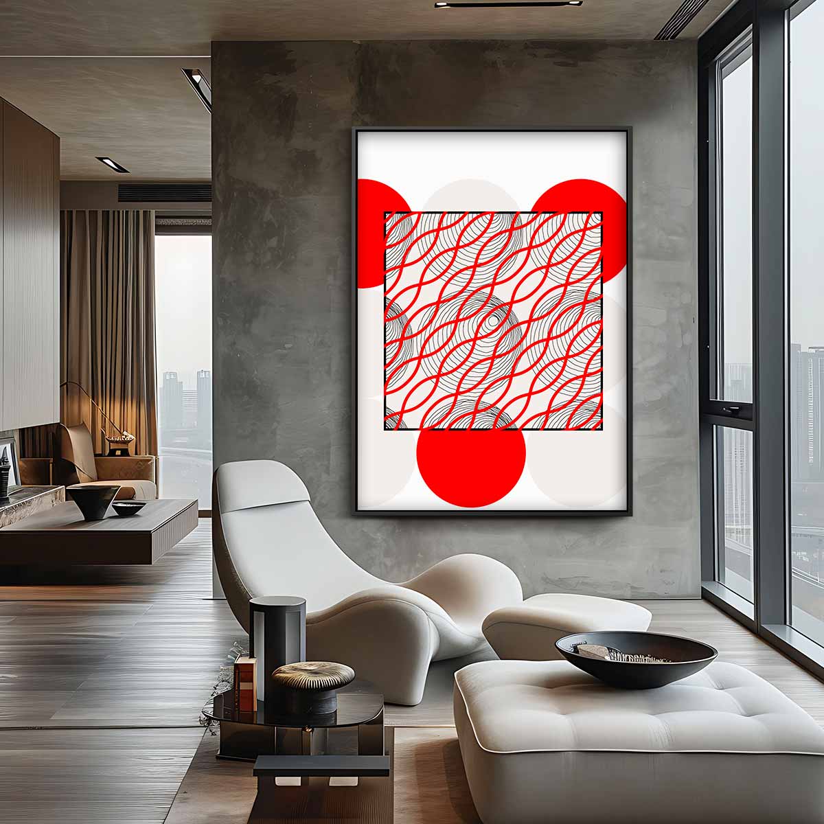 Vrolijk Vlechten Kunstwerk-canvas-dibond-plexiglas-wanddecoratie-WallArtistic