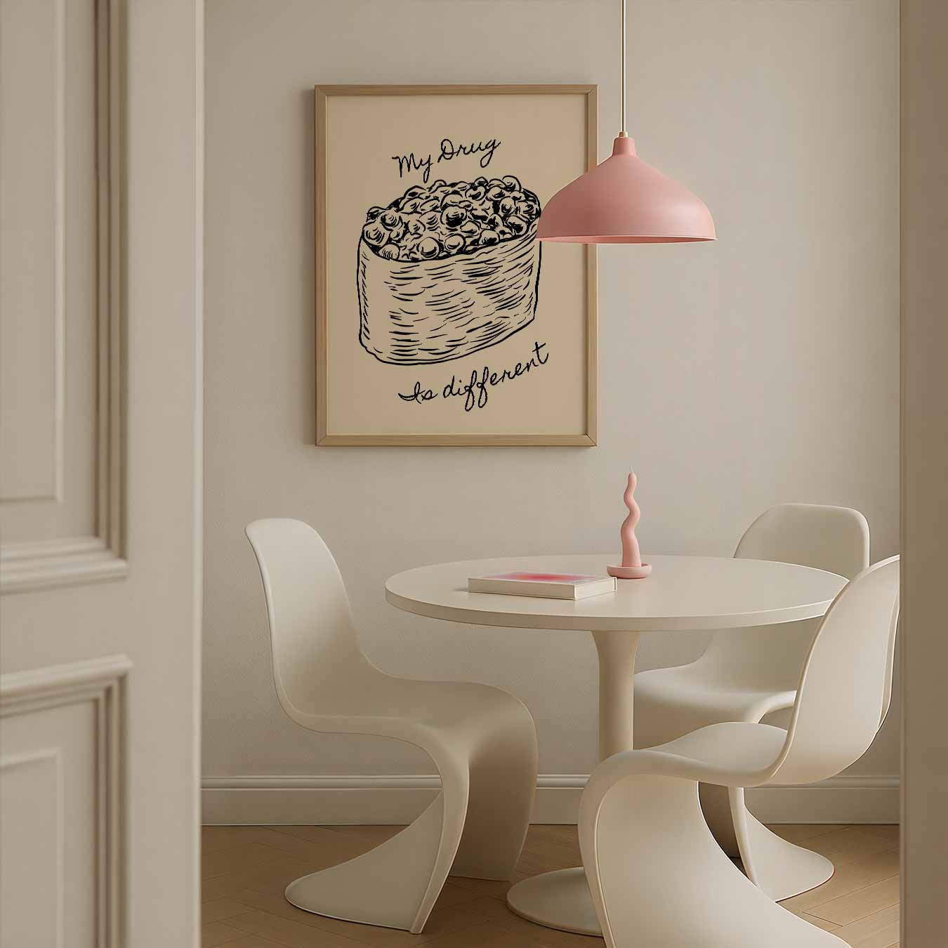 Speelse Snack Inspiratie Poster-WallArtistic