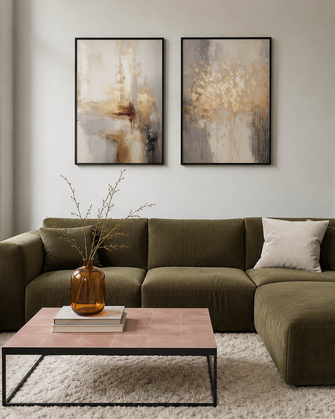 Gouden vervaging Posterset
