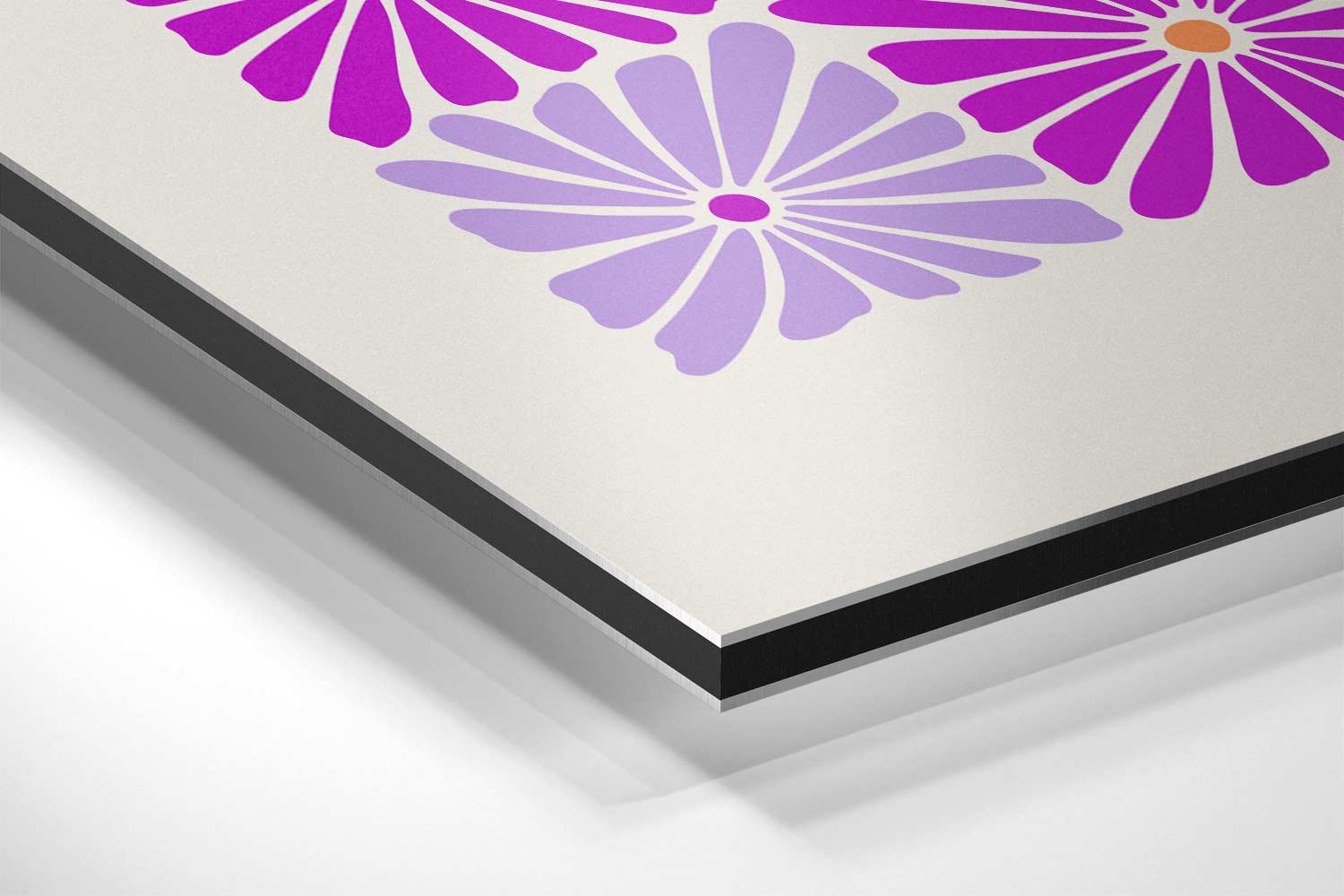 Bloemenpracht in Paars Kunstwerk-canvas-dibond-plexiglas-wanddecoratie-WallArtistic
