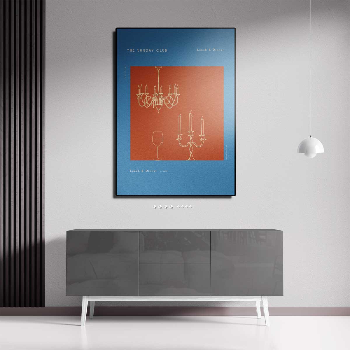 The Sunday Club Wanddecoratie Kunstwerk-canvas-dibond-plexiglas-wanddecoratie-WallArtistic