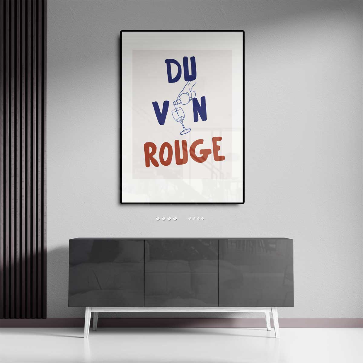 Du Vin Rouge Poster