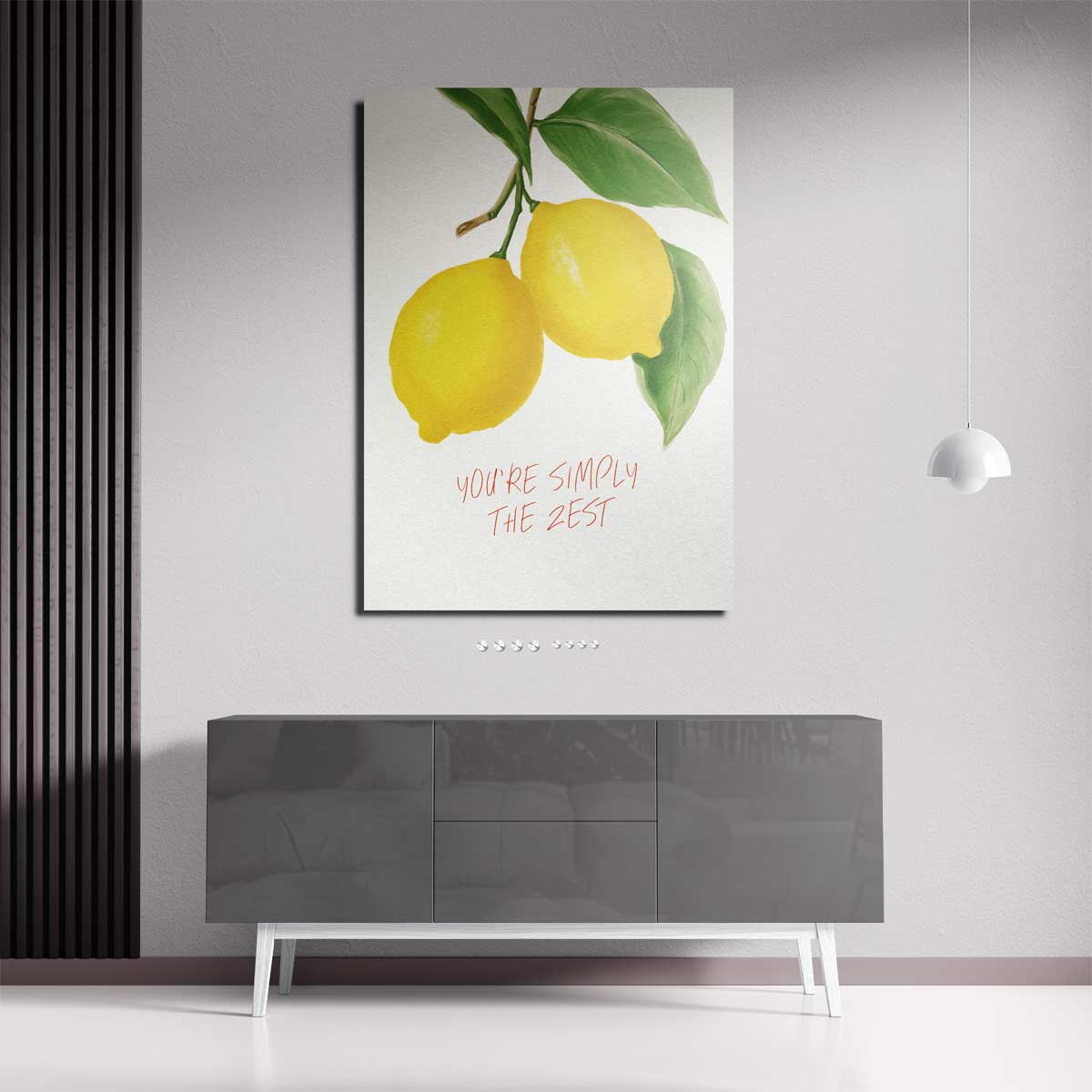 Frisse Citroenvibes Poster
