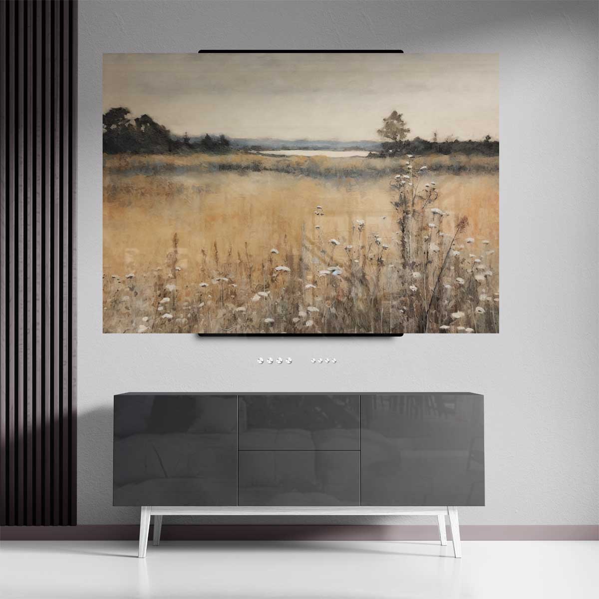 Rustieke Veldbloemen in de Herfst Kunstwerk-canvas-dibond-plexiglas-wanddecoratie-WallArtistic