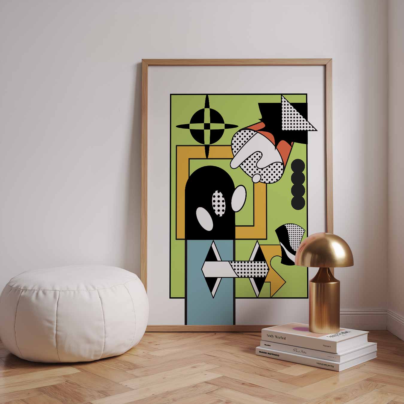 Moderne Geometrische Kunstposter