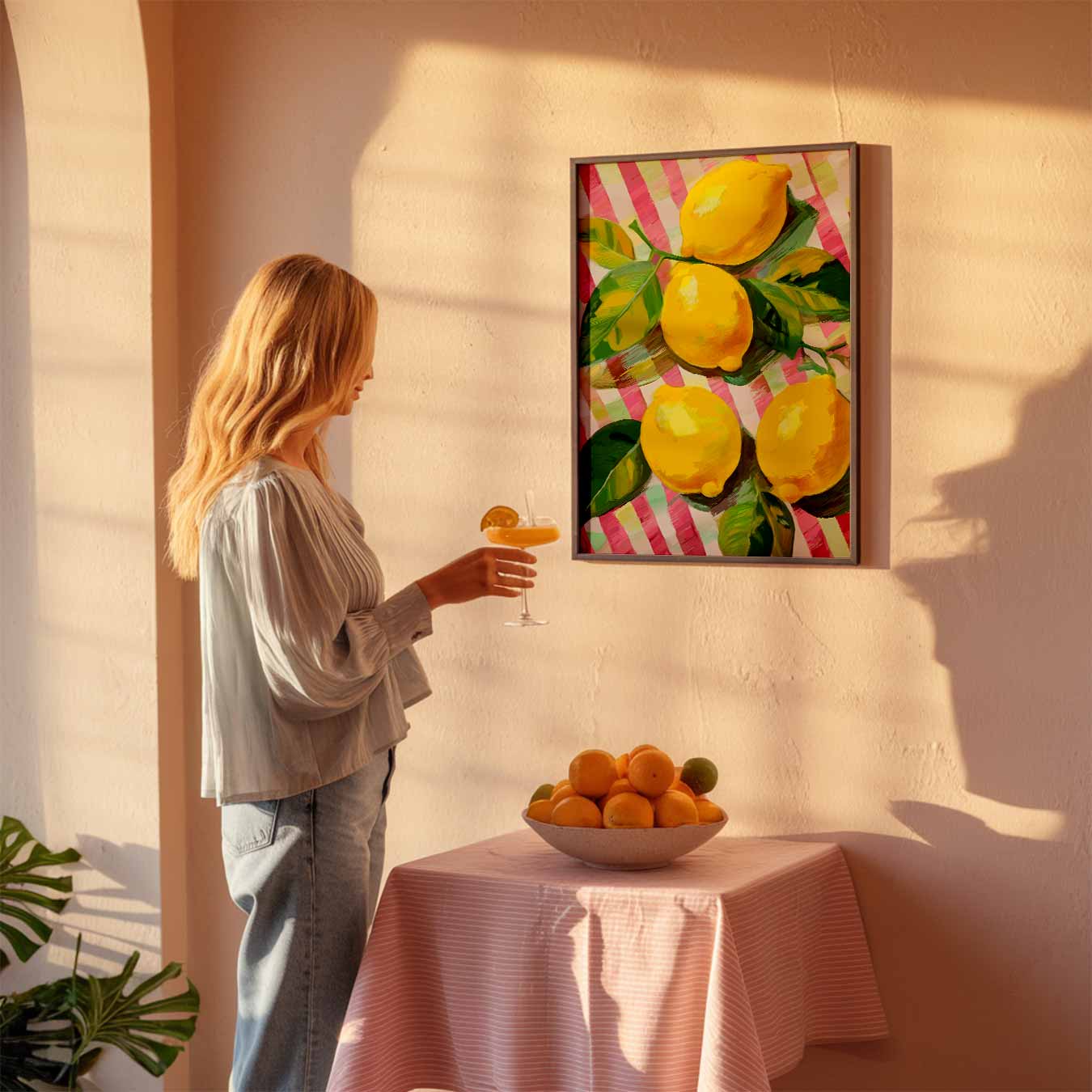 Zomerse Citrus Verrukking Poster-WallArtistic