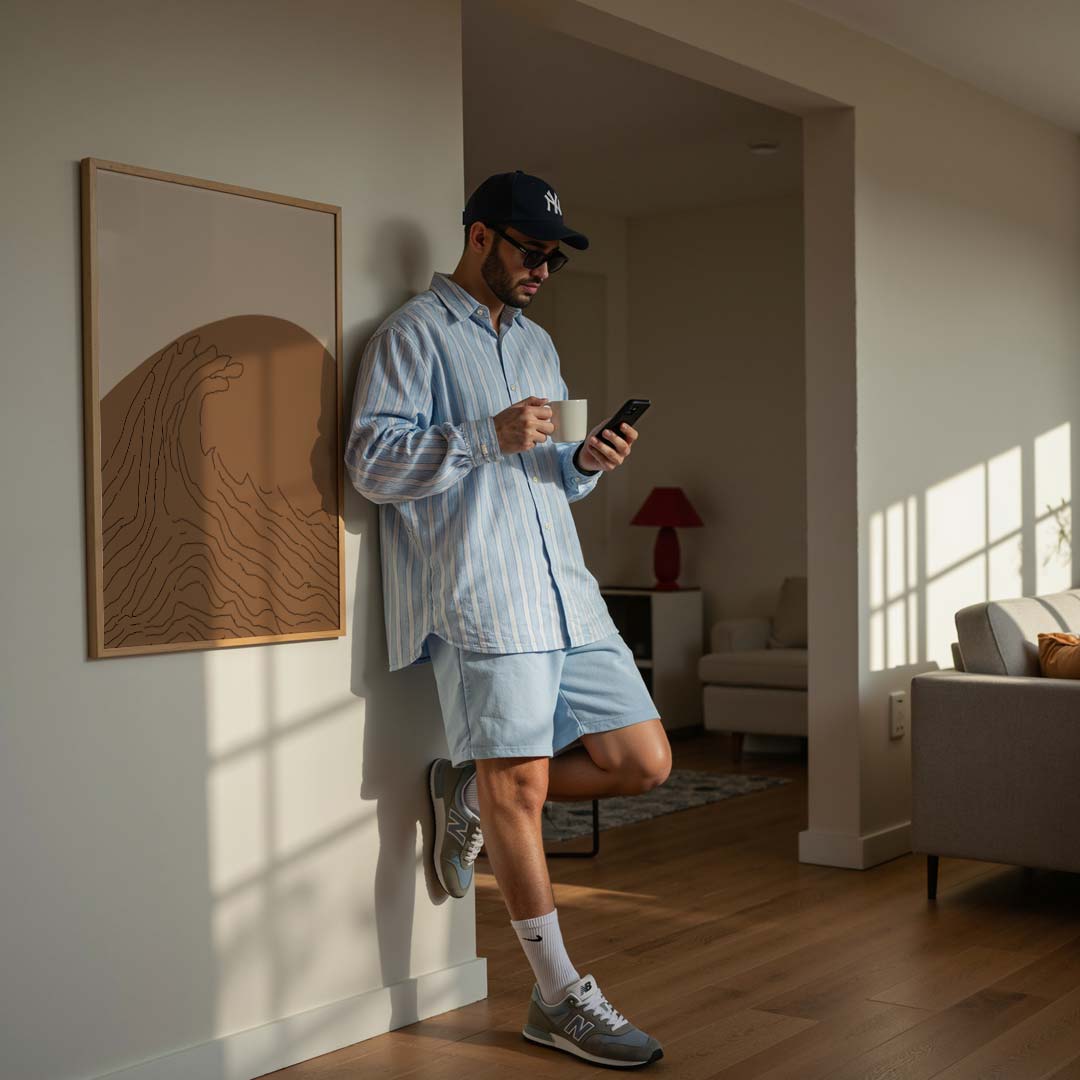 Aarde Golven Kunstposter-WallArtistic