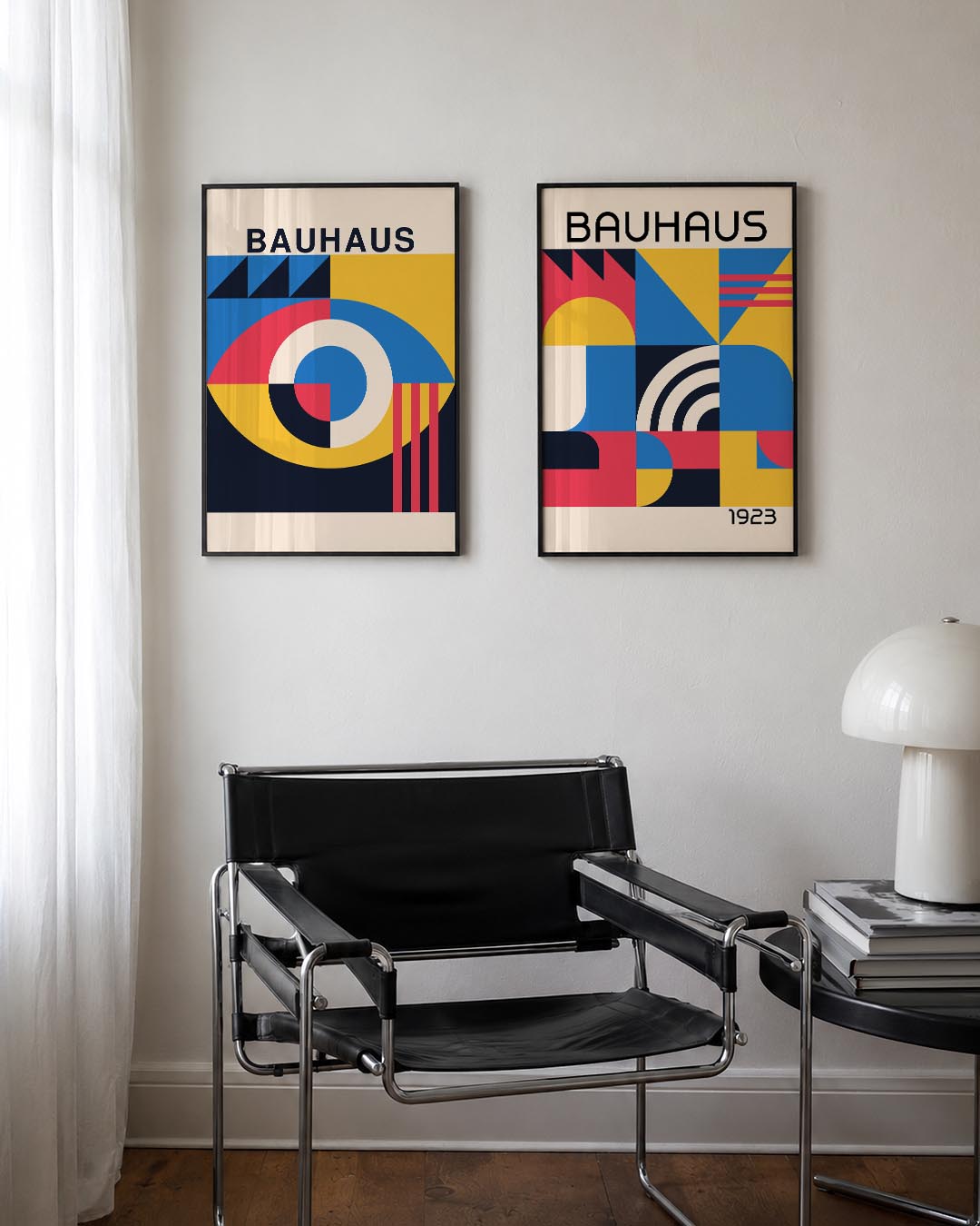 Kleurrijke vormen Posterset