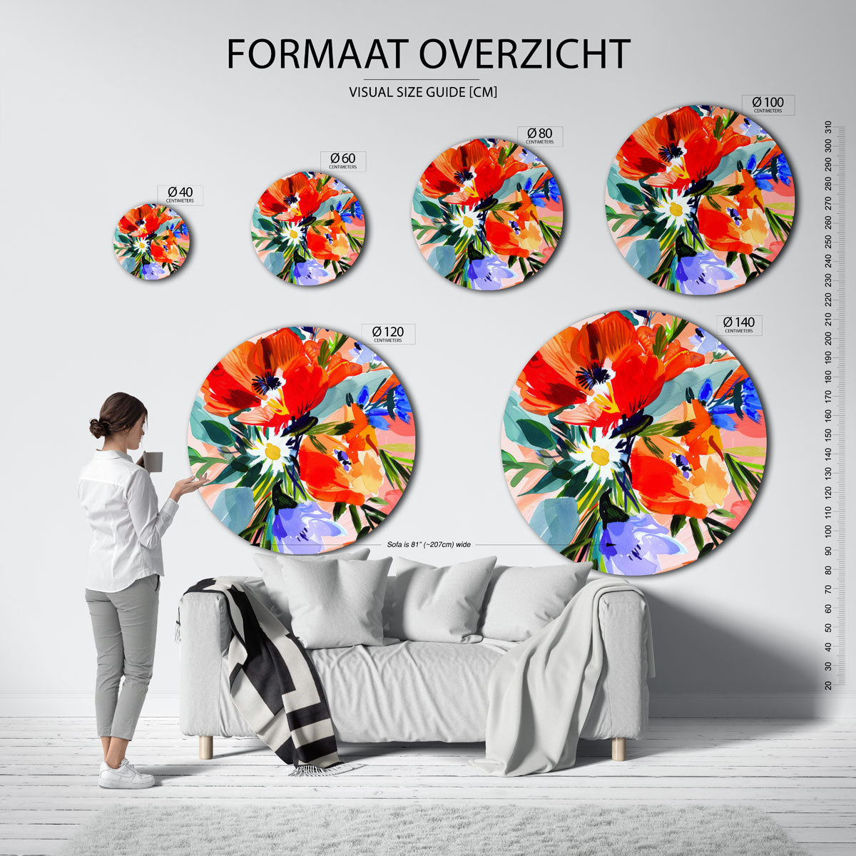 Bloemenpracht Muurcirkel