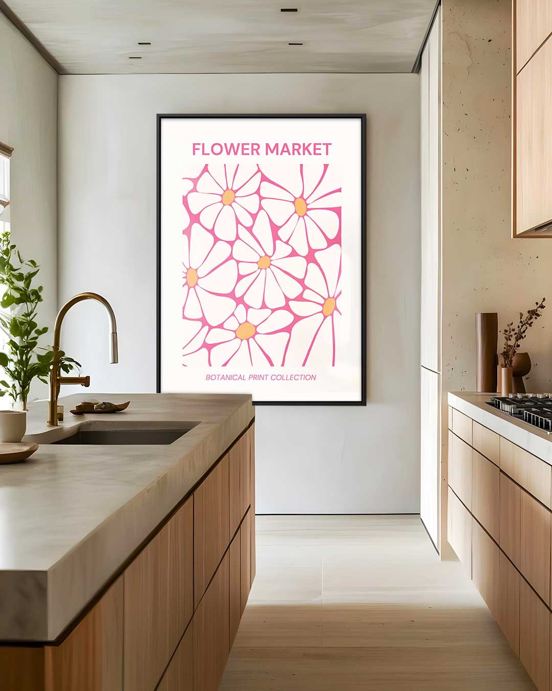 Veelkleurige Bloemenpracht Kunstwerk-canvas-dibond-plexiglas-wanddecoratie-WallArtistic