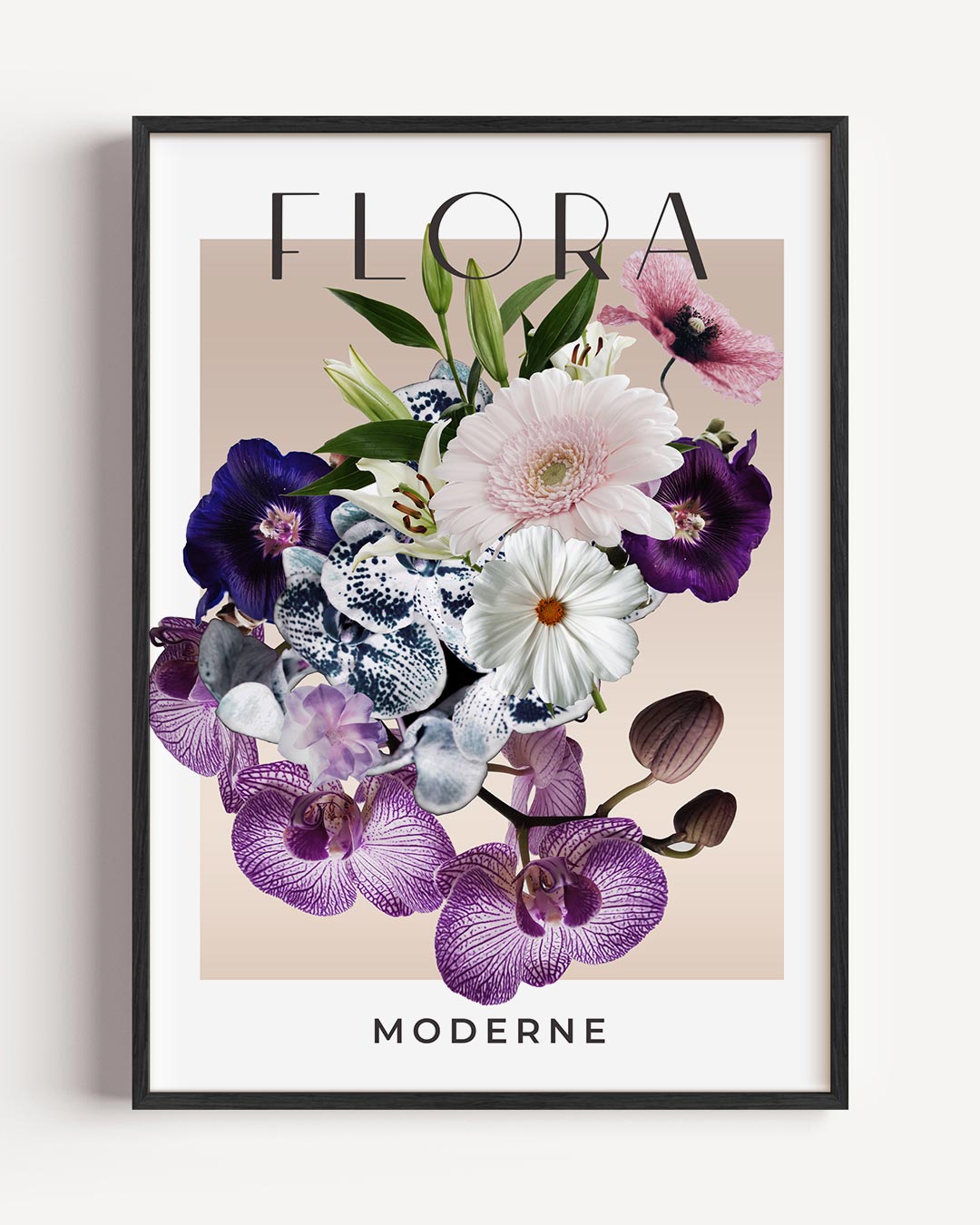 Moderne Bloemenpracht Poster-WallArtistic