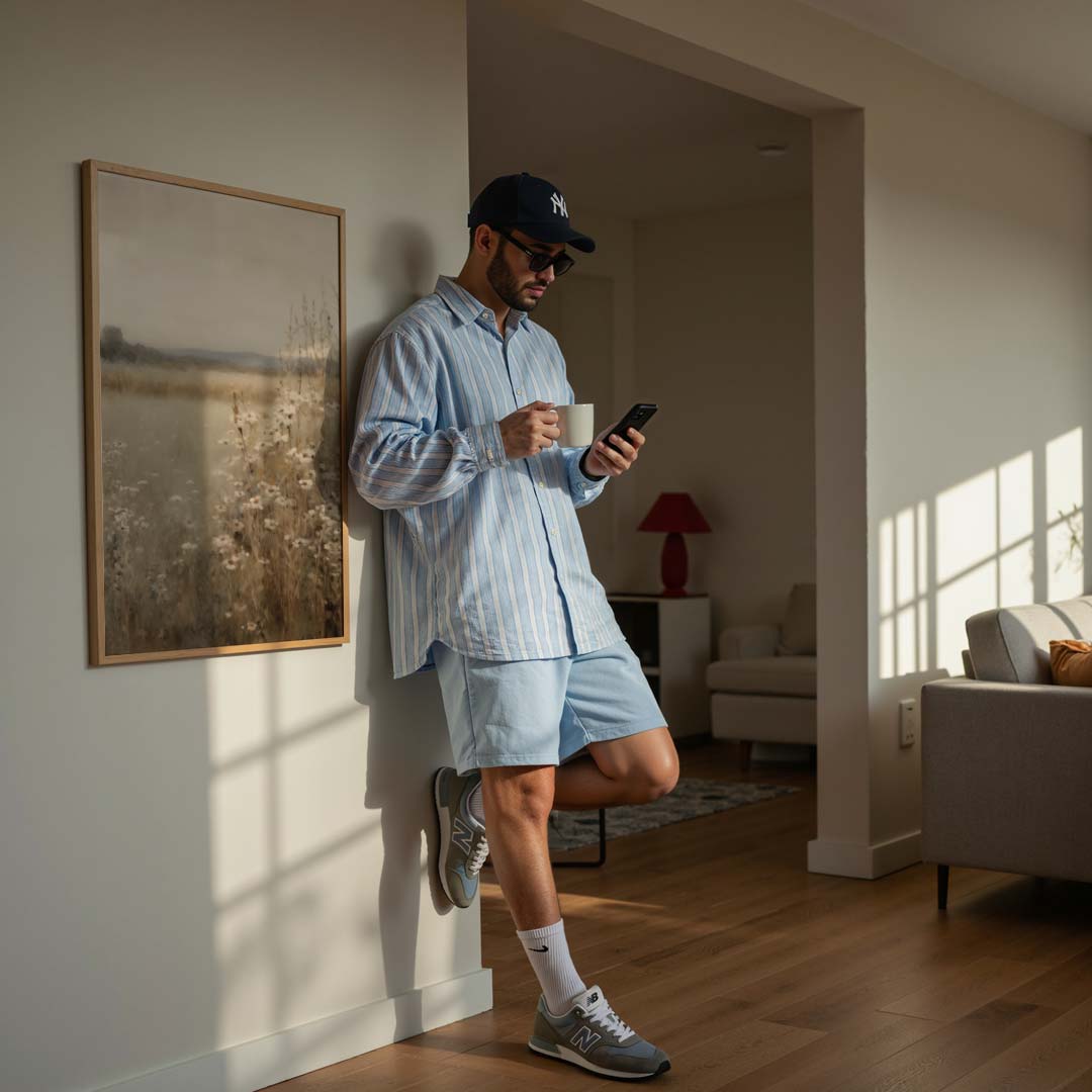 Romantische Bloemenveld Poster-WallArtistic