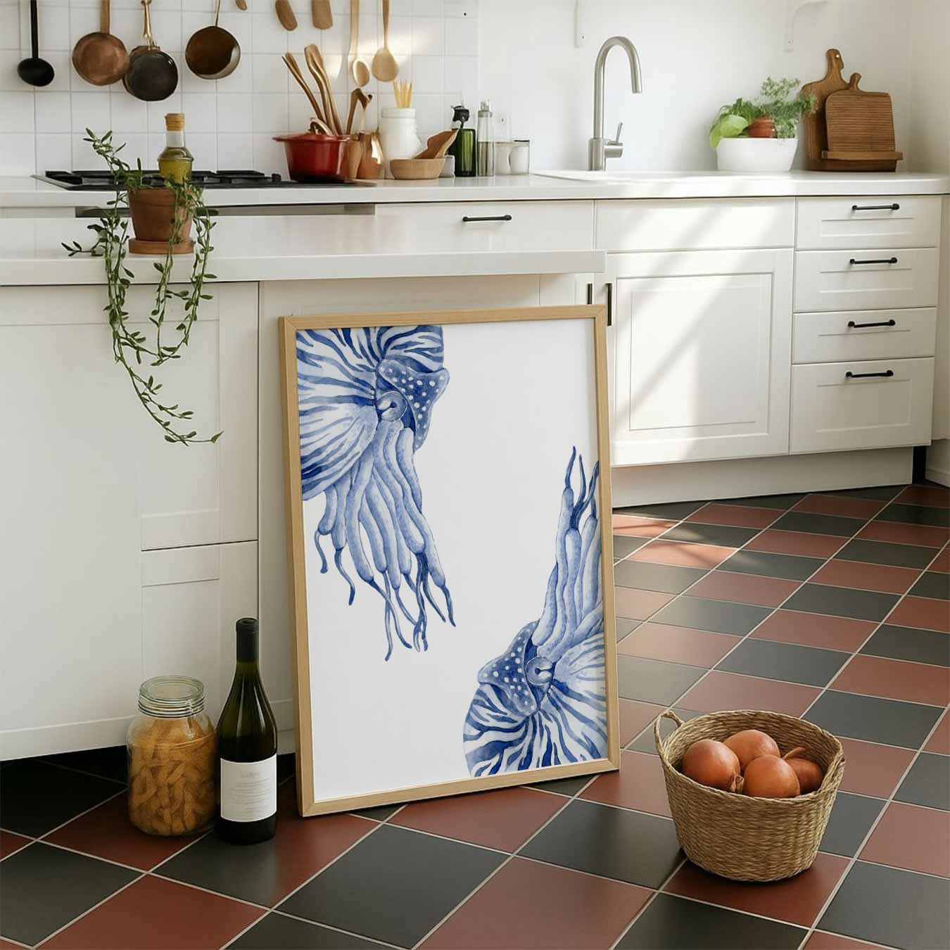 Octopus Koppels Poster-WallArtistic