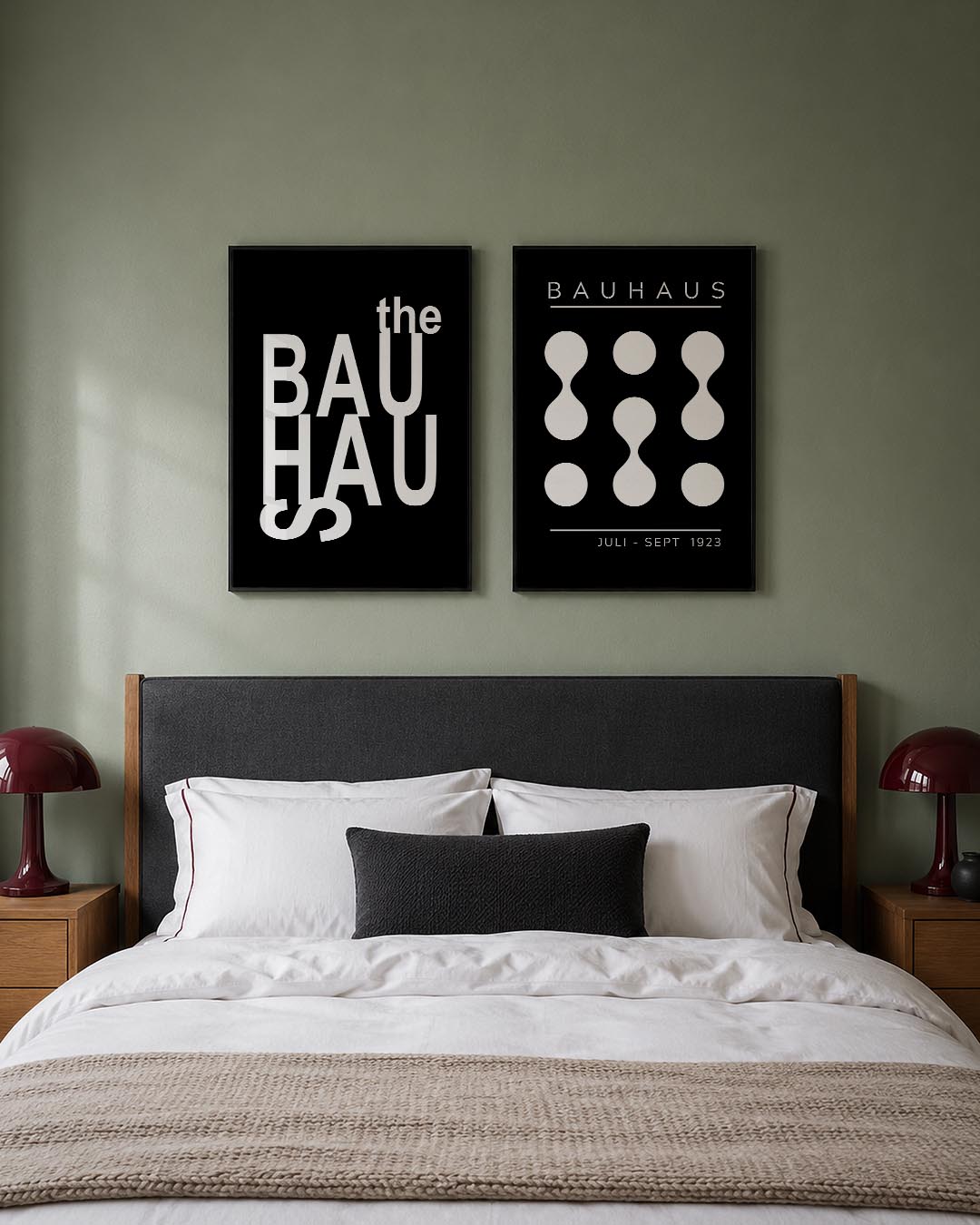 Typografisch spel Posterset