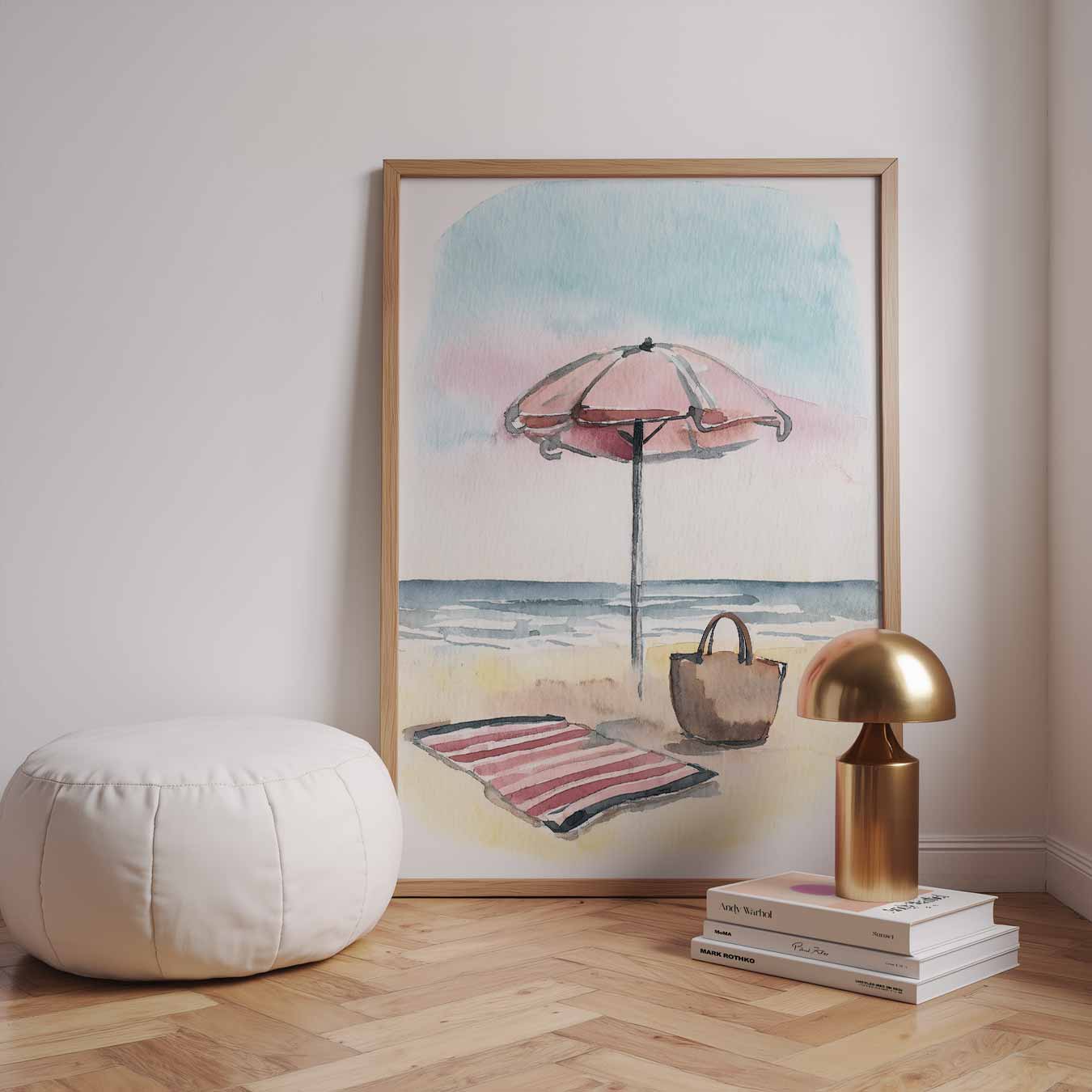 Zomerse Stranddag Posters Poster-WallArtistic