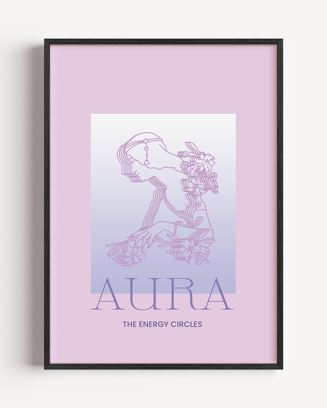 Aura Vrouwelijke Energie Poster-WallArtistic