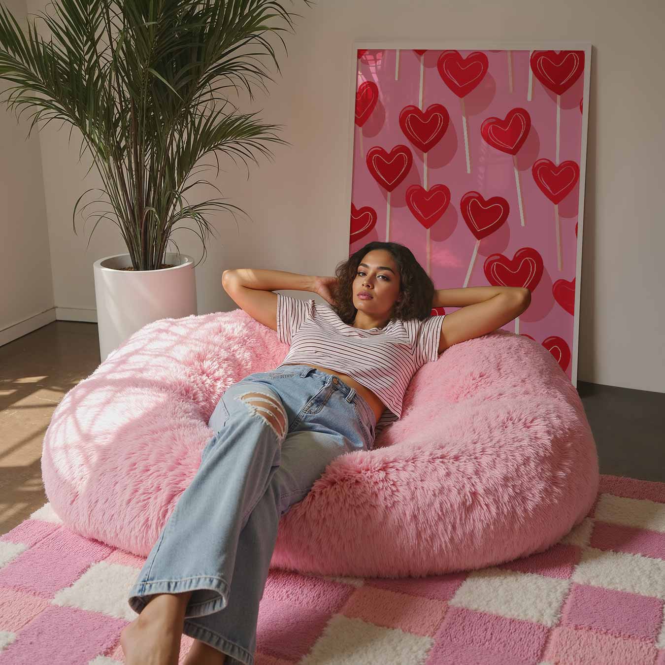 Zoete Hartjes Poster-WallArtistic