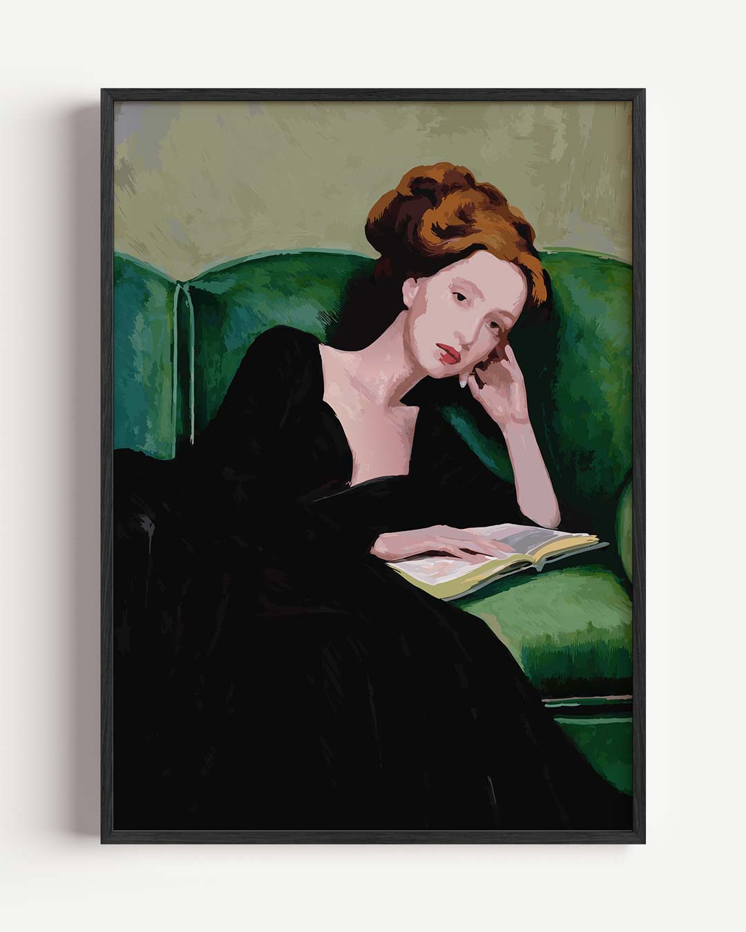 Zomers Dromen op de Bank Poster-WallArtistic