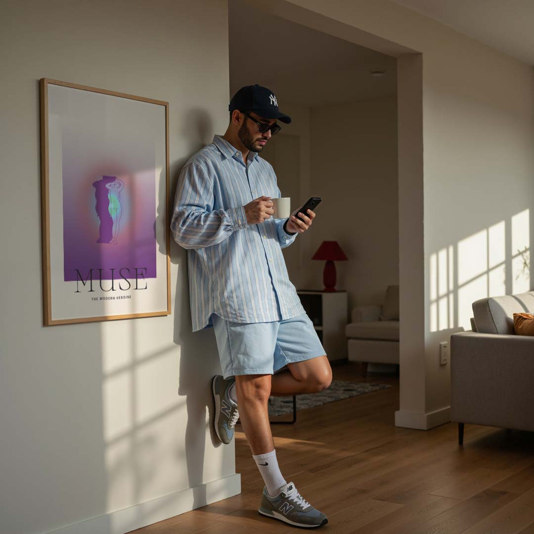 Muse: De Moderne Heldin Poster-WallArtistic