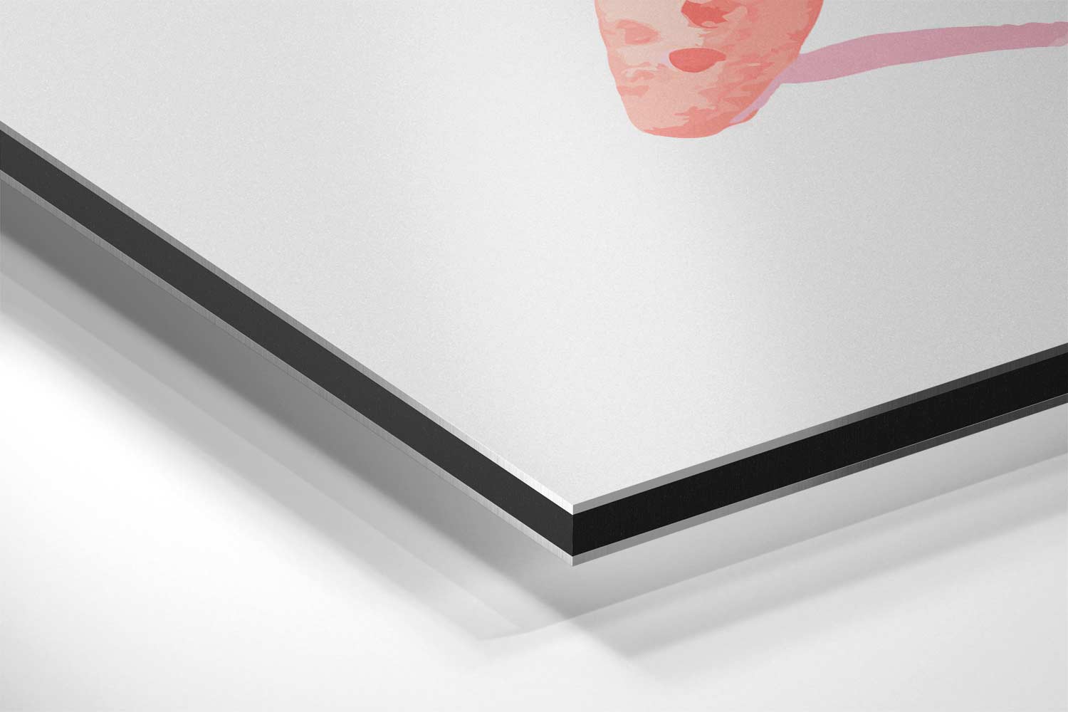 Zachte Zeester Illustratie Kunstwerk-canvas-dibond-plexiglas-wanddecoratie-WallArtistic