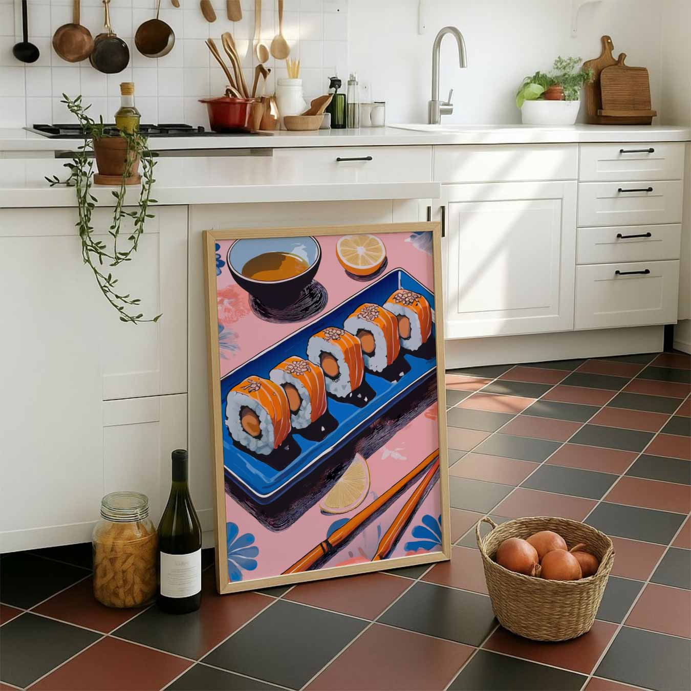 Kleurrijke Sushi Delight Poster-WallArtistic