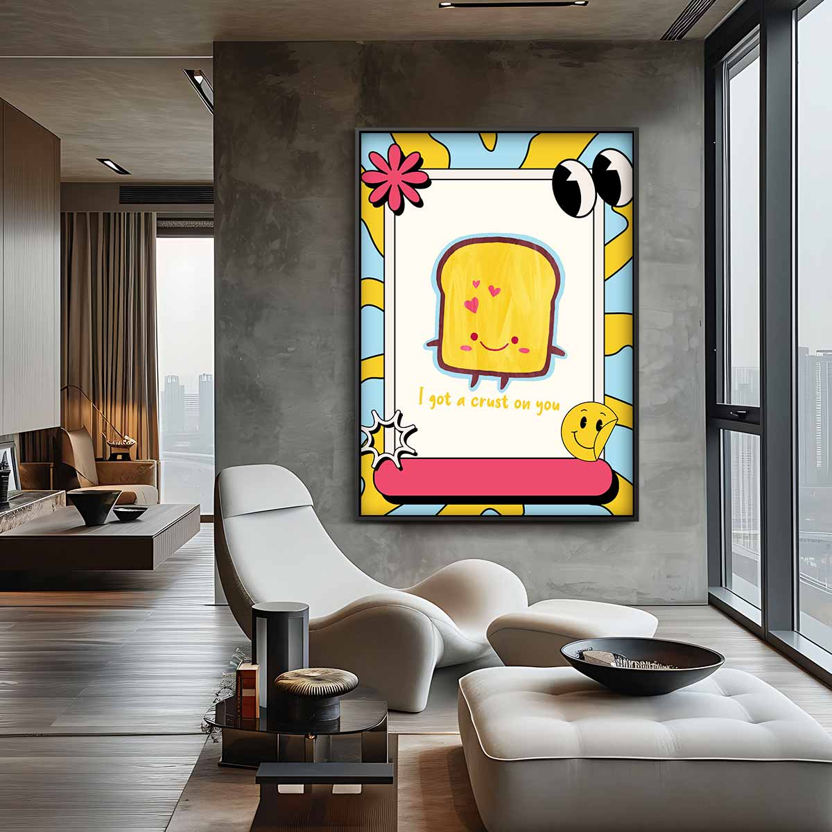 Liefdesbroodje Kunstwerk-canvas-dibond-plexiglas-wanddecoratie-WallArtistic