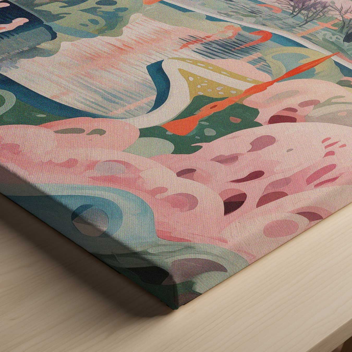 Droomachtig Fantasielandschap Kunstwerk-canvas-dibond-plexiglas-wanddecoratie-WallArtistic