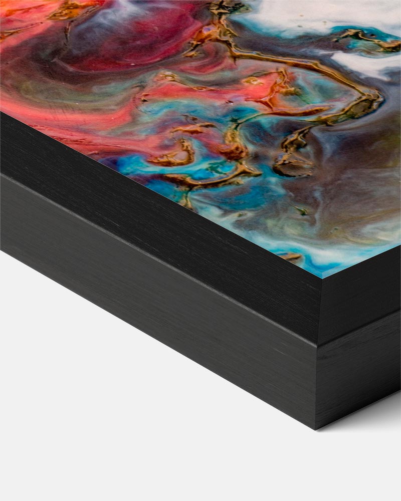 Kleurenexplosie Canvas Art Poster